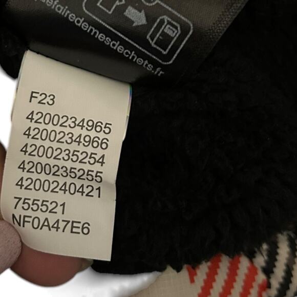 The North Face Roxborough Luxe Hooded Jacket Women's Size Small Fiery Red Plaid - Picture 9 of 12